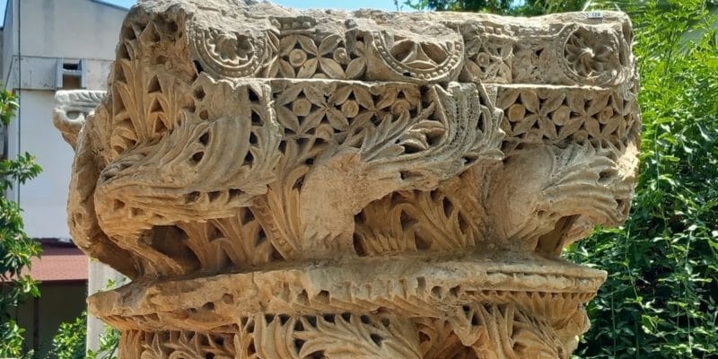 cross in Antalya Archeology yard