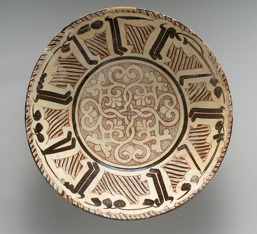 Persian bowl with cross like patterns