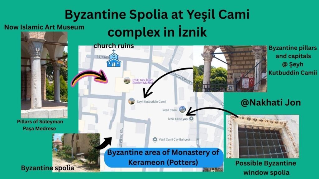Byzantine spolia at the Green mosque in Iznik