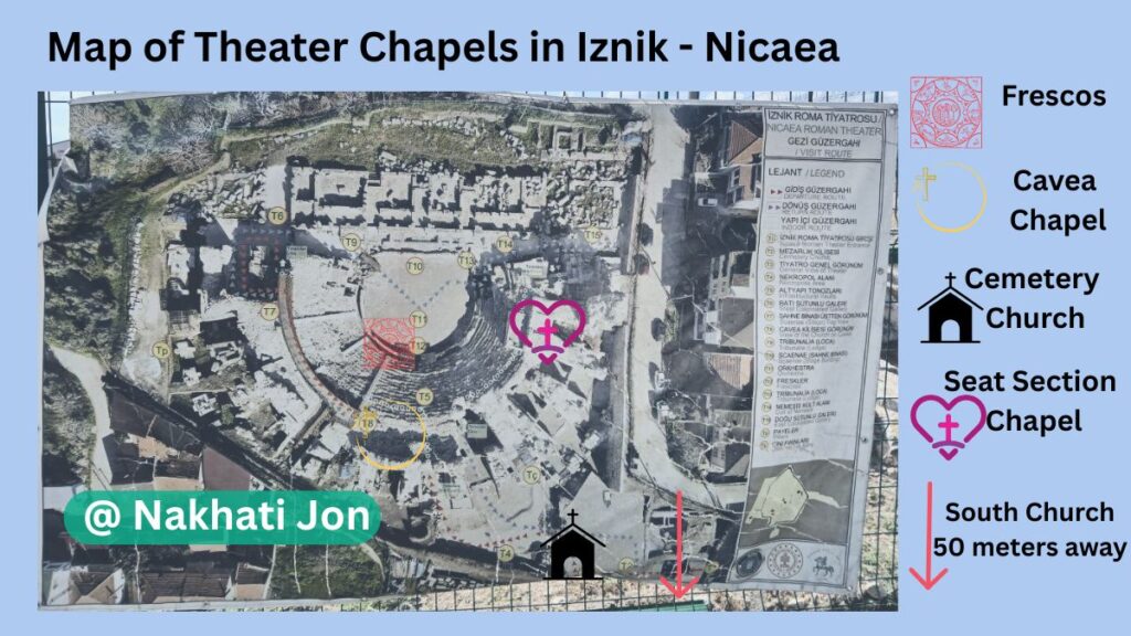Theater byzantine chapels found in Iznik