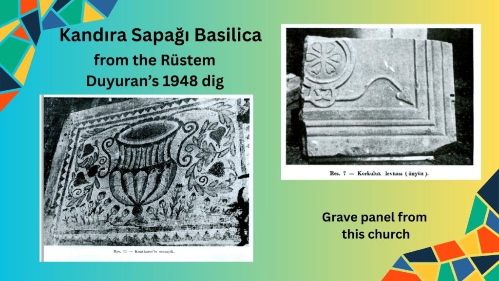 Kandıra Sapağı Basilica's mosaics and panel